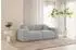 Fun Möbel Celes Premium Sofaset 3-2-1, Stoff Sven, hellgrau