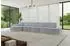 ALTDECOR ARRIO-L3 Ecksofa L-Form, Velours, hellgrau, 413x171x83cm (800001936329)