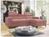 Mirjan24 Milano Ecksofa L-Form rosa, Textil, 236x172cm (800001165417)