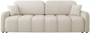Mirjan24 Carlos Boucle Schlafsofa mit Bettkasten, creme (800001793014)