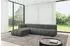ALTDECOR Darnel-L2 Ecksofa L-Form 5-Sitzer, dunkelgrau, 296x177x70cm (800001932057)