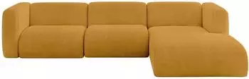 ALTDECOR MIRA-L2 Ecksofa L-Form Cord senfgelb 318x179x89cm