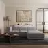 Selsey Novals Ecksofa L-Form, 4-Sitzer, Chenille grau, 278cm