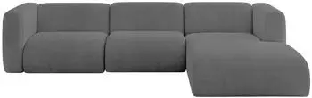 ALTDECOR MIRA-L2 Ecksofa L-Form 318x179x89cm dunkelgrau Cord (800002003736)