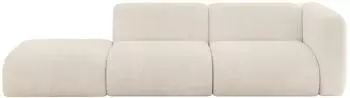 ALTDECOR MIRA-S3 modulares Ecksofa Cord, beige, 296x89x70cm (800002003588)