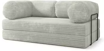 Masseno ALVIO Schlafsofa Kordstoff hellgrau (800001993753)