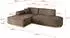 ALTDECOR IREA-L1-v2 Ecksofa L-Form, braun, 232x165x80cm (800001931826)