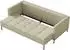 Selsey Skilia Schlafsofa 3-Sitzer Strickstoff hellbeige 224cm