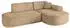 ALTDECOR MARI-L1-v1 Ecksofa L-Form, Velours, taupe (MARI-L1-v1)