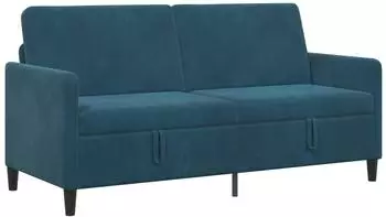 vidaXL Sofa mit Stauraum, blau, 172x78x87cm, Polyester