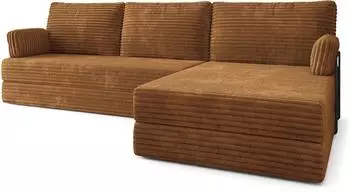 Masseno ANKO modulares Ecksofa mit Schlaffunktion, orange, L-Form (800001994050)