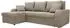 Mirjan24 Kris Lux Ecksofa L-Form mit Schlaffunktion & Bettkasten, taupe (800001993159)