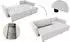 Beautysofa Verona Eckschlafsofa L-Form mit Bettkasten, Velours, hellbeige (800001979230)