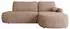Mirjan24 Loridu O Ecksofa L-Form Boucle-Bezug mit Schlaffunktion & Bettkasten (800001992985)