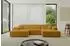ALTDECOR IREA-U1-v3 Wohnlandschaft U-Form, Textil, senfgelb (800001202442)