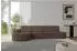 ALTDECOR MARI L2-S Ecksofa mit Schlaffunktion, Velours, braun, 368x167cm (800001814516)