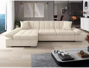 Mirjan24 Montana Ecksofa L-Form, 5-Sitzer, Textil, Ottomane links (800001996822)