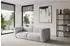 ALTDECOR MIRA-S1 modulares Sofa 2-Sitzer, grau, Velours, 228x89x70cm (800002004734)