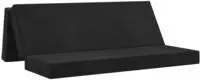 vidaXL Klappsofa Bett 200 x 67 x 45cm Schwarz