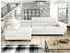 Mirjan24 Nord Ecksofa L-Form mit Schlaffunktion & Bettkasten, Spirit White (800001995937)