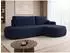 Mirjan24 Loridu O Ecksofa L-Form mit Schlaffunktion & Bettkasten, Chenille, dunkelblau (800001992987)
