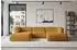 ALTDECOR MIRA-U1 Wohnlandschaft U-Form, senfgelb, 317x179x70cm (800002004145)