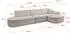 ALTDECOR MARI-L2-v1 Ecksofa L-Form Velours hellbraun (800001704302)