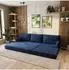 Masseno ANKO modulares Ecksofa mit Schlaffunktion, blau, L-Form (800001994027)