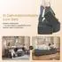 SoBuy FST101 Schlafsofa 2-Sitzer Cord, dunkelgrau (FST101-DG)