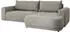 Mirjan24 Passo Ecksofa mit Schlaffunktion & Bettkasten, L-Form, links, 265x166cm (Vibe 21)