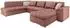 Mirjan24 Niko Bis Wohnlandschaft U-Form, 7-Sitzer, rosa, Textil (800000667825)
