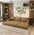 Masseno LEA Ecksofa modular, Bouclé-Stoff, orange, Schlaffunktion (800001993858)