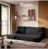 Masseno SABI Ecksofa modular mit Schlaffunktion, Bouclé, schwarz (800001994057)