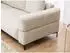S-Style Möbel Cardea Ecksofa Bubble-Optik Strukturstoff creme, Ottomane links