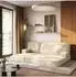 Masseno NOTIA Ecksofa modular mit Schlaffunktion, Cord, creme (TILIA 03)
