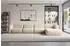 ALTDECOR MIRA-L3 Ecksofa L-Form, Velours, beige, 409x179cm (800002003561)