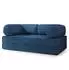 Masseno ALVIO Schlafsofa Kordstoff blau (800001993853)