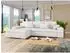 Mirjan24 Bangkok Premium Ecksofa, Textil, creme, L-Form 310x175cm