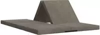 vidaXL Klappsofa Bett 70 x 67 x 48 cm Hellgrau
