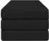 vidaXL Klappsofa Bett 140x67x45cm schwarz