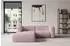 ALTDECOR MIRA-L1 Ecksofa L-Form 227x179x89cm rosa