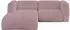 ALTDECOR MIRA-L1 Ecksofa L-Form 227x179x89cm rosa