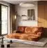 Masseno NOTIA Ecksofa modular, Schlaffunktion, braun, L-Form (TILIA 52)