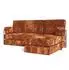 Masseno NOTIA Ecksofa modular, Schlaffunktion, braun, L-Form (TILIA 52)