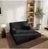 Masseno LADIA Schlafsofa Kordstoff schwarz (800001993953)