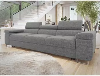 Mirjan24 Torezio 3 Bis Schlafsofa 3-Sitzer, einstellbare Kopfst&uuml;tzen (800000872499)