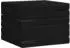 vidaXL Klappsofa-Bett 140x67x15cm, schwarz