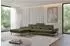 ALTDECOR Mona Ecksofa L-Form mit Elektrofunktion, olivgrün, Bouclé (800002026649)