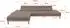 ALTDECOR Mona Ecksofa L-Form elektrisch, Bouclé, dunkelbraun, 316x205cm (800002026723)