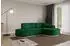 ALTDECOR MARI-L1-v1 Ecksofa L-Form, Velours, dunkelgrün (800001931735)